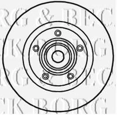 Тормозной диск BORG & BECK купить