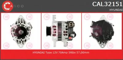 Генератор GENUINE SERIES CASCO купить