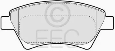 Комплект тормозных колодок, дисковый тормоз EEC купить