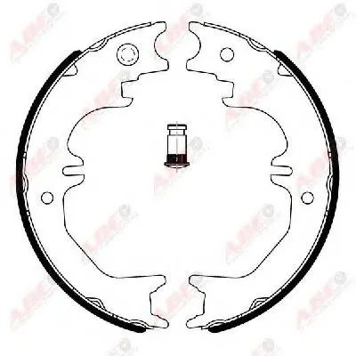 Комплект тормозных колодок, стояночная тормозная система ABE купить