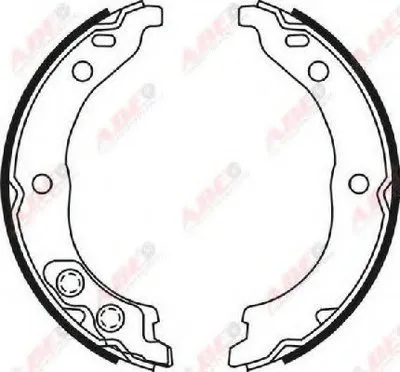 Комплект тормозных колодок, стояночная тормозная система ABE купить