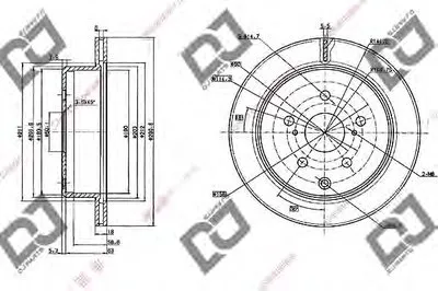 Тормозной диск DJ PARTS купить