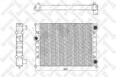 Радиатор, охлаждение двигателя STELLOX купить