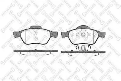 Комплект тормозных колодок, дисковый тормоз STELLOX купить