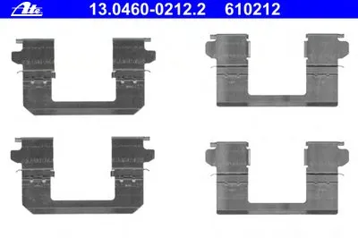 Комплектующие, колодки дискового тормоза ATE купить