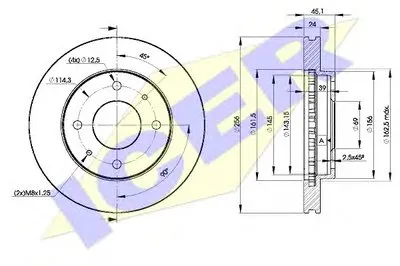 Тормозной диск ICER купить