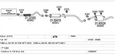 Система выпуска ОГ MTS купить