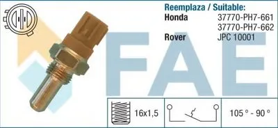 Термовыключатель, вентилятор радиатора FAE купить