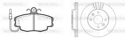 Комплект тормозов, дисковый тормозной механизм WOKING купить