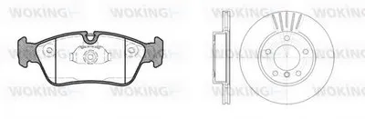 Комплект тормозов, дисковый тормозной механизм WOKING купить