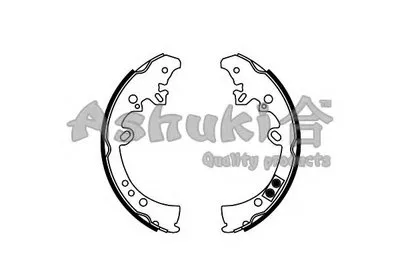 Комплект тормозных колодок ASHUKI купить