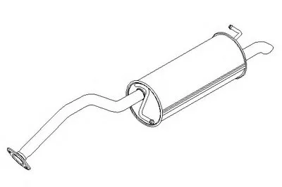 Глушитель выхлопных газов конечный KLARIUS купить