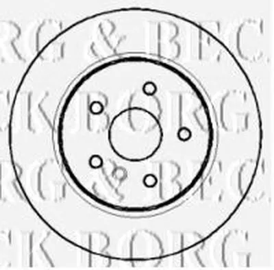 Тормозной диск BORG & BECK купить