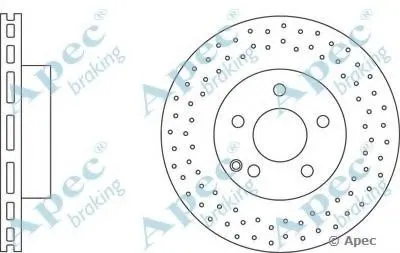 Тормозной диск APEC braking купить