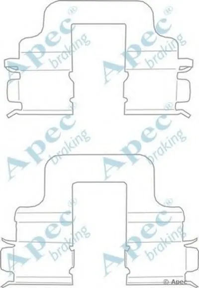 Комплектующие, тормозные колодки APEC braking купить