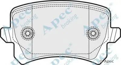 Комплект тормозных колодок, дисковый тормоз APEC braking купить
