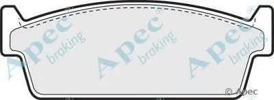 Комплект тормозных колодок, дисковый тормоз APEC braking купить