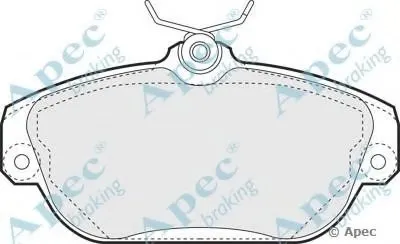 Комплект тормозных колодок, дисковый тормоз APEC braking купить
