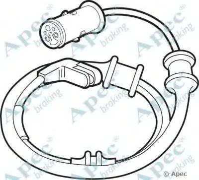 Указатель износа, накладка тормозной колодки APEC braking купить