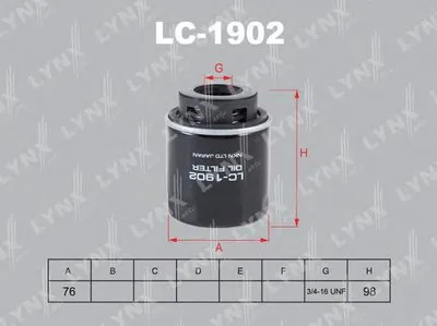 Масляный фильтр LYNXauto купить