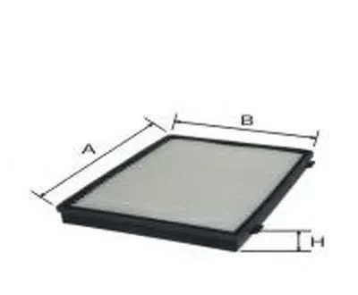 Фильтр, воздух во внутренном пространстве Cabin Filter (Standart) for CHEVROLET/OPEL/VAUXHALL GOODWILL купить