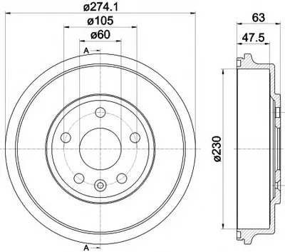 Тормозной барабан MINTEX купить