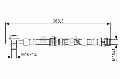Тормозной шланг BOSCH купить