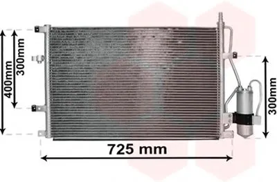 Конденсатор, кондиционер VAN WEZEL купить