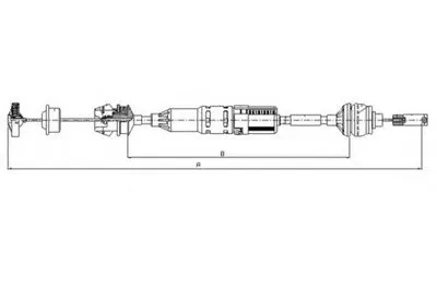 Тросик сцепления TEXTAR купить