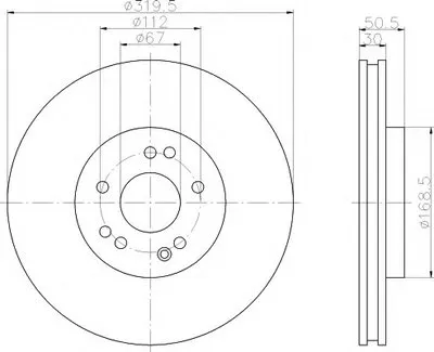 Тормозной диск MINTEX купить