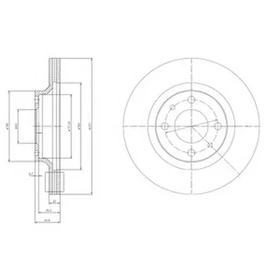 Тормозной диск DELPHI купить