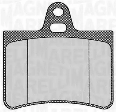 Комплект тормозных колодок, дисковый тормоз MAGNETI MARELLI купить