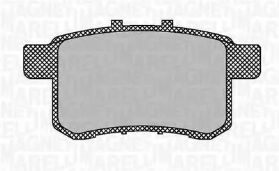 Комплект тормозных колодок, дисковый тормоз MAGNETI MARELLI купить