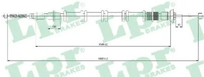 Трос, стояночная тормозная система LPR купить