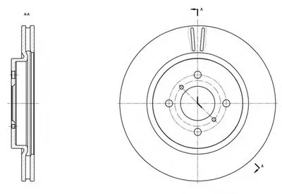 Тормозной диск KAWE купить