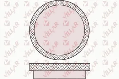 Комплект тормозных колодок, дисковый тормоз VILLAR купить