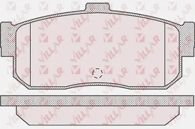 Комплект тормозных колодок, дисковый тормоз VILLAR купить