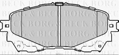 Комплект тормозных колодок, дисковый тормоз BORG & BECK купить