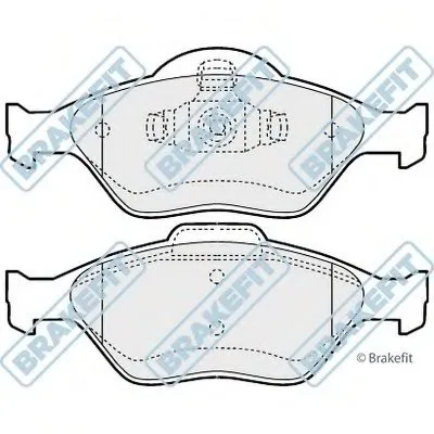Комплект тормозных колодок, дисковый тормоз Brake Fit APEC braking купить
