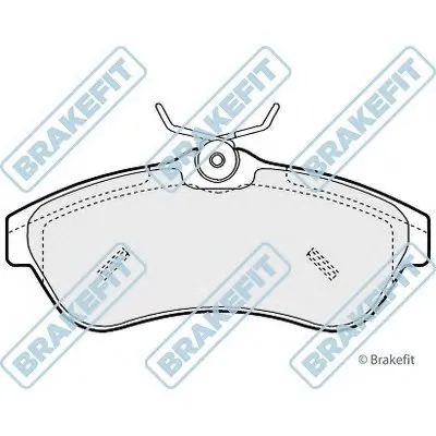 Комплект тормозных колодок, дисковый тормоз Brake Fit APEC braking купить