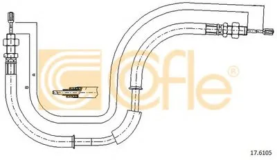 Трос, стояночная тормозная система COFLE купить
