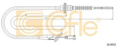 Тросик сцепления COFLE купить
