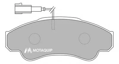 Комплект тормозных колодок, дисковый тормоз MOTAQUIP купить