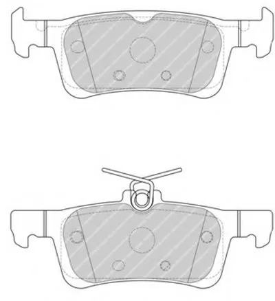 Комплект тормозных колодок, дисковый тормоз PREMIER FERODO купить