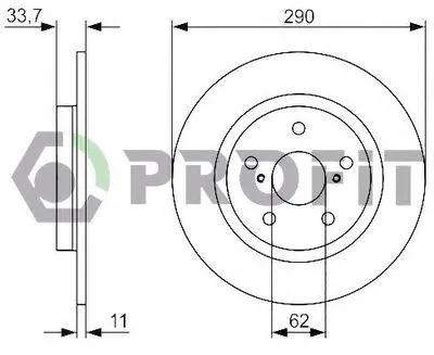Тормозной диск PROFIT купить