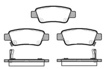Комплект тормозных колодок, дисковый тормоз RAICAM купить