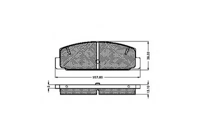 Комплект тормозных колодок, дисковый тормоз SPIDAN купить