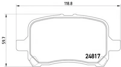 Комплект тормозных колодок, дисковый тормоз HELLA купить