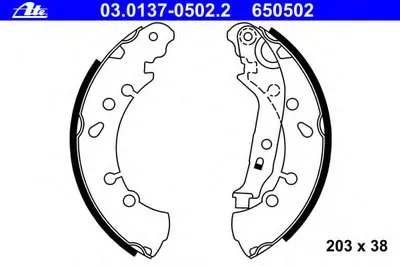 Комплект тормозных колодок ATE купить