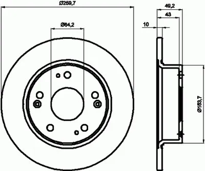 Тормозной диск MINTEX купить